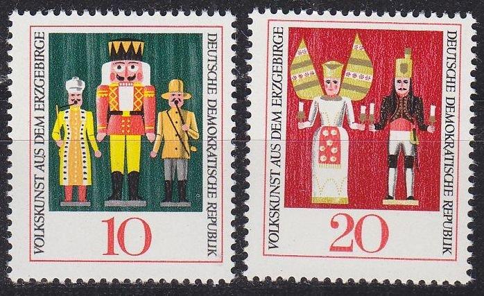ALMANYA DDR 1967 Erzebirge Halk Sanatı