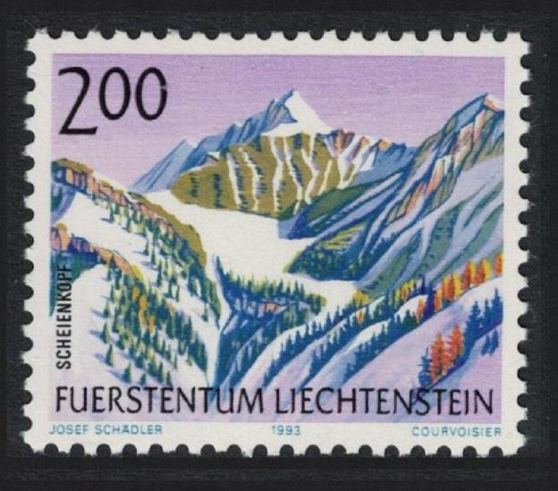 Liechtenstein 1993 Manzara, Dağlar