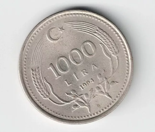 1.000 Lira, 1992