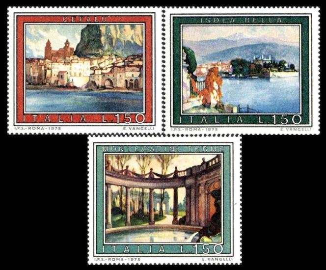 İTALYA 1975 Turistik Tanıtım - Tablolar