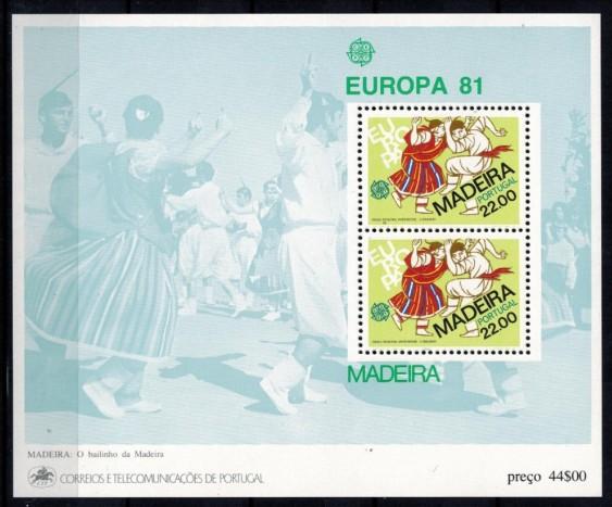 1981 MADEİRA PORTEKİ EUROPA CEPT