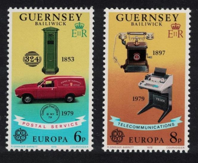 GUERNSEY 1979 EUROPA CEPT,  İletişim Posta Hizmetleri
