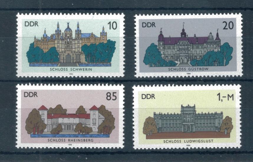 DDR ALMANYA 1986 KALELER