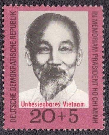 ALMANYA DDR 1970 HO CHİ MİNH - VİETNAM DEMOKRATİK CUMHURİYETİ İLK BAŞKANI