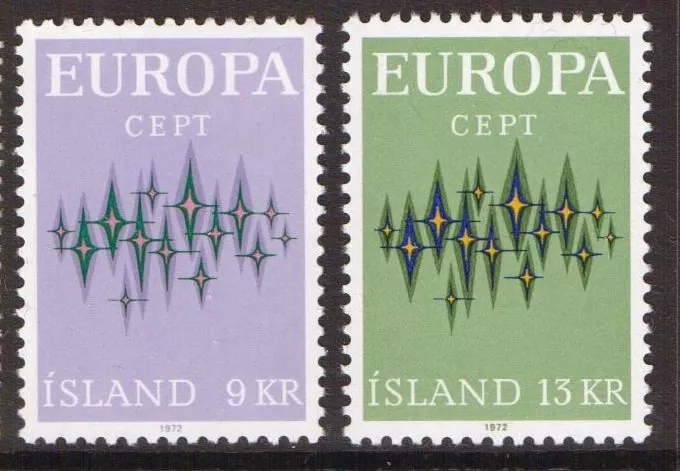 1972 İZLANDA EUROPA CEPT