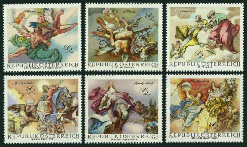AVUSTURYA 1968 Barok Freskler