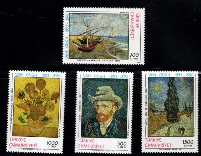 1990 VAN GOGH’UN ÖLÜMÜNÜN 100.YILI MNH