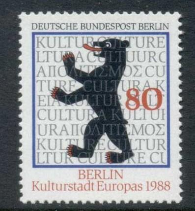 BERLİN ALMANYA 1988 Berlin - Avrupa’nın Kültür Şehri