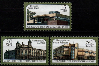 ALMANYA DDR 1988 Postaneler