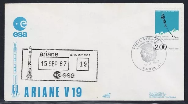 Ariane V19 Fırlatılış Zarfı – ESA’nın Uzay Tarihinde Koleksiyonluk Anı