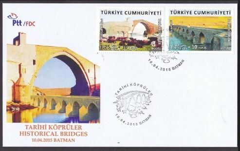 2015 Tarihi Köprüler,  Batman FDC