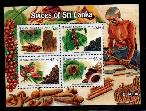 Sri Lanka 2019 Baharatlar Tarçın Biber Karanfil Hindistan Cevizi