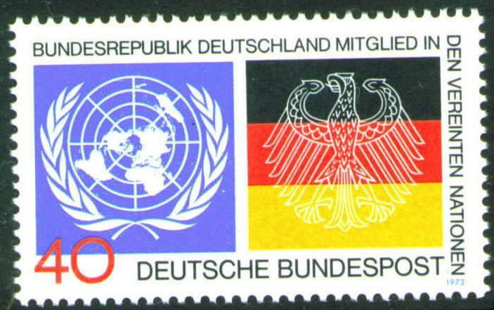  ALMANYA 1973 BİRLEŞMİŞ MİLLETLER MNH