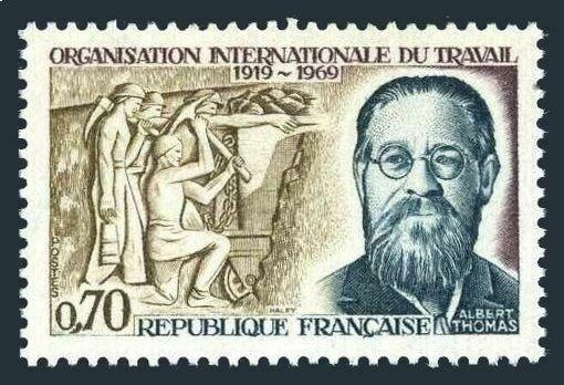FRANSA 1969 Albert Tomas ILO’nun 50. Kuruluş Yıldönümü