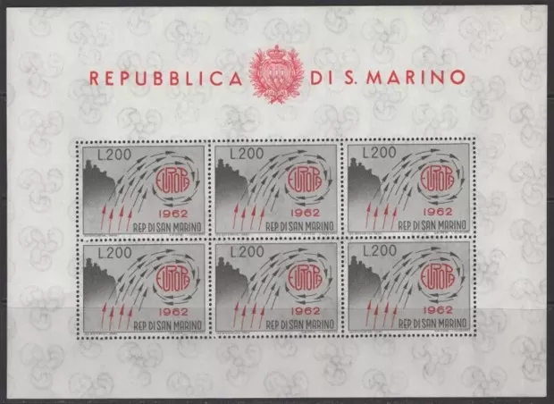 1962 EUROPA CEPT SAN MARİNO KLEİNBOGEN