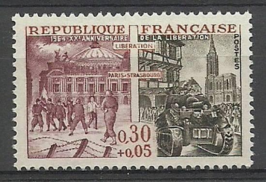 FRANSA 1964 Kurtuluşun 20. Yıldönümü