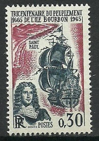 FRANSA 1965 Réunion’un Kolonileştirilmesinin 300. Yıldönümü