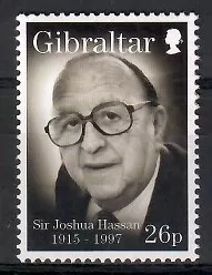 Gibraltar 1997 Sir Joshua Hassan - Politikacı