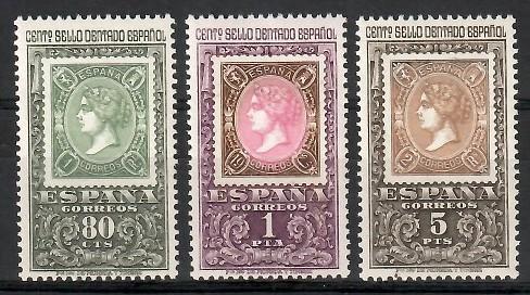 İSPANYA 1965 İspanya’da Dantelli Pulların Kullanılmaya Başlanmasının 100. Yıldönümü