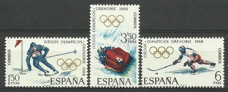 İSPANYA 1968 Kış Olimpiyat Oyunları - Grenoble, Fransa