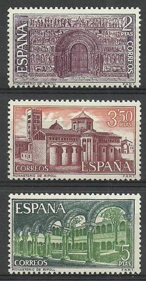 İSPANYA 1970 Tarihi binalar, manastırlar