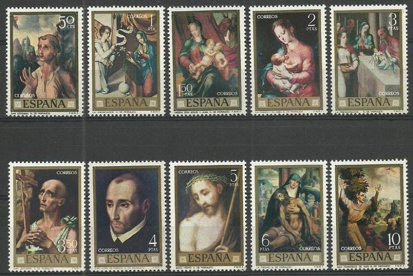 İSPANYA 1970 Lius de Morales Tabloları - Pul Günü
