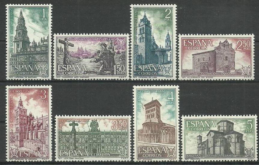 İSPANYA 1971 Compostela Kutsal Yılı