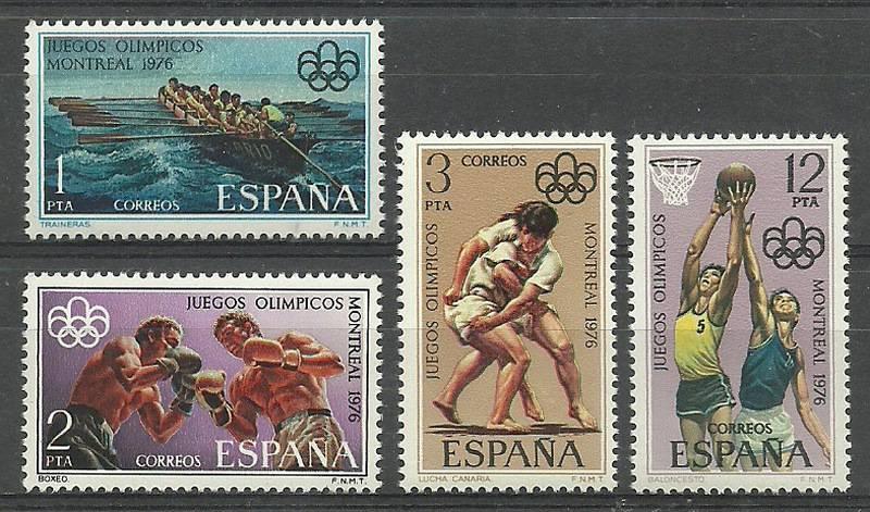 İSPANYA 1976 Olimpiyat Oyunları - Montreal, Kanada