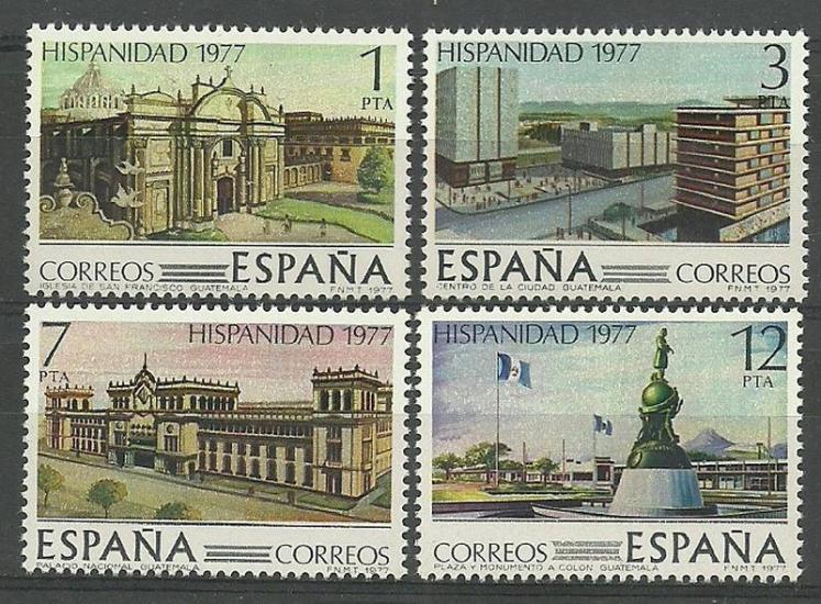 İSPANYA 1977 İspanyol Amerikan Tarihi - Guatemala