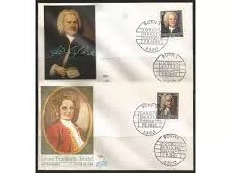Almanya 1985 Europa Johann Sebastian Bach FDC, Bonn