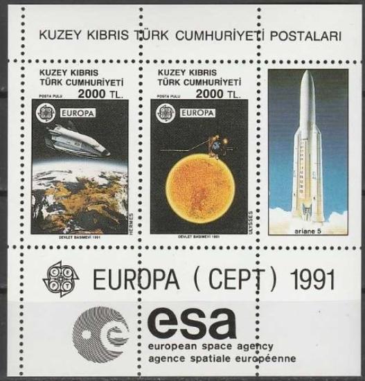1991 KKTC EUROPA CEPT BLOK