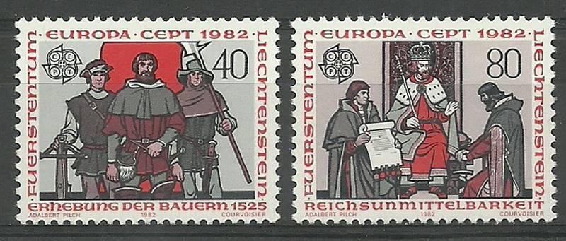 1982 EUROPA CEPT LİECHTENSTEİN