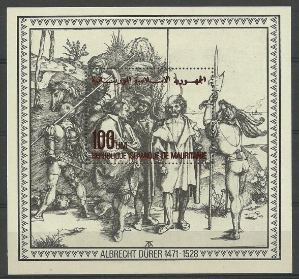 MORİTANYA 1979 Albrecht Dürer Blok