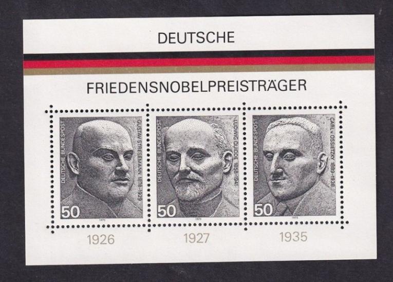 ALMANYA 1975 ALMAN NOBEL BARIŞ ÖDÜLÜ