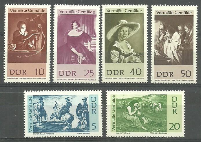 ALMANYA DDR 1967 Kayıp Tablolar