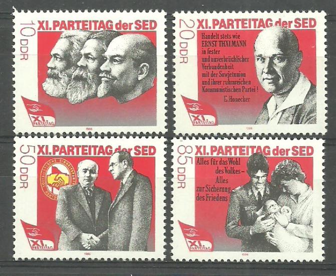 ALMANYA DDR 1986 SED’in Parti Günü