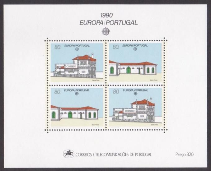 1990 PORTEKİZ EUROPA CEPT - Postaneler