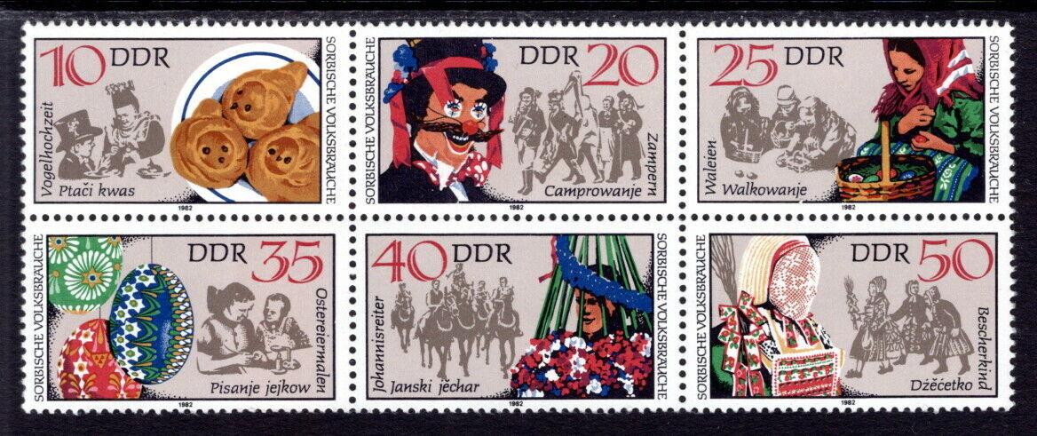 ALMANYA DDR 1982 SORBİAN HALK GELENEĞİ 
