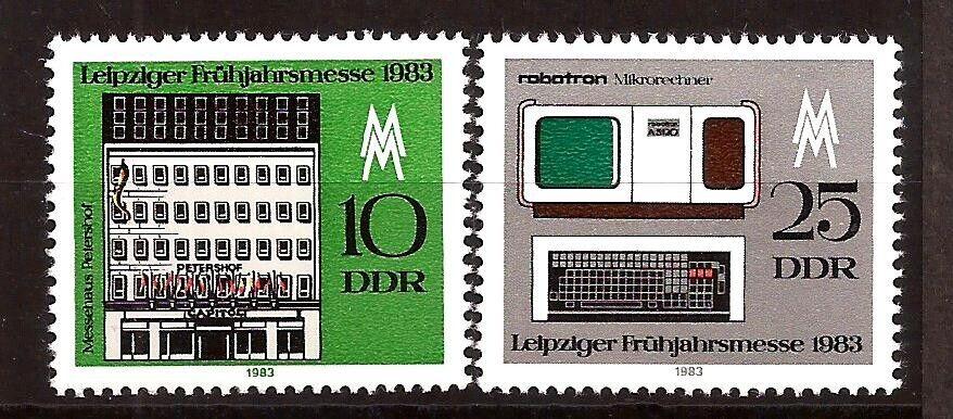  ALMANYA DDR 1983 LEIPZIG FUARI