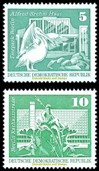 ALMANYA DDR 1973 DOĞU ALMANYA BİNALAR YAPILAR
