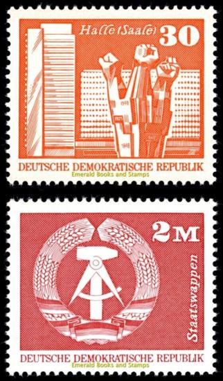ALMANYA DDR 1973 BİNALAR YAPILAR
