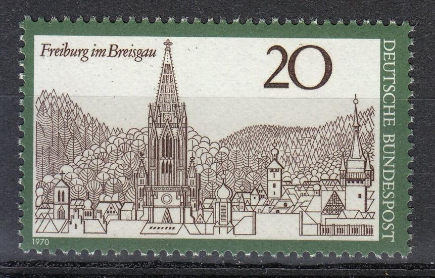 ALMANYA 1970 FREIBURG IM BREISGAU
