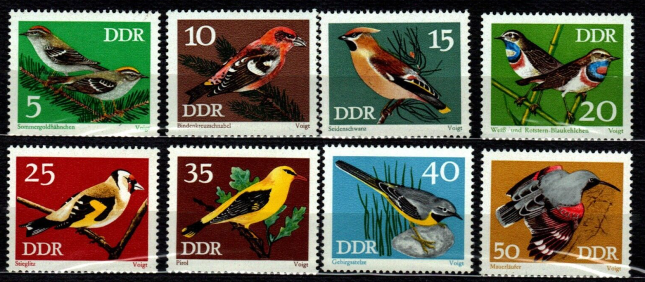 ALMANYA DDR 1973 KUŞLAR HAYVANLAR