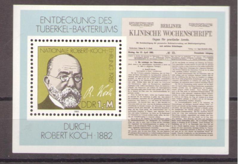  ALMANYA DDR 1982 TROBERT KOCH