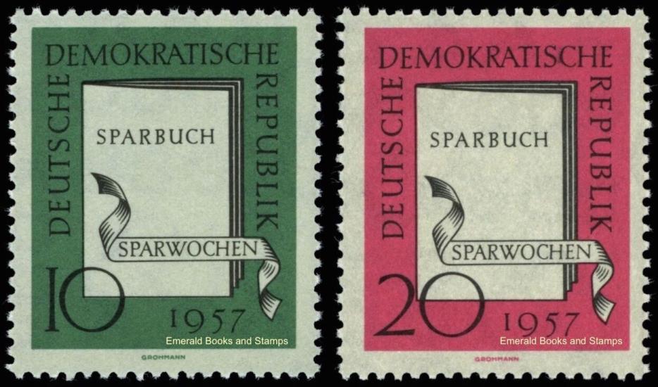  ALMANYA DDR 1957 SPARWOCHEN 
