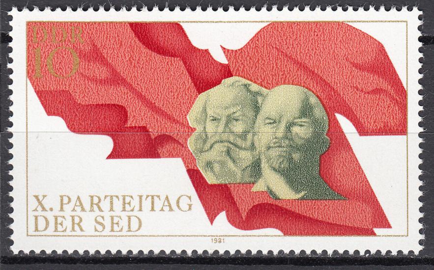  ALMANYA 1981 X. PARTEITAG DER SED
