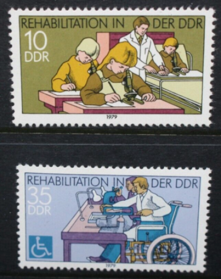 ALMANYA DDR 1979 ENGELLİLERİN REHABİLİTASYONU 