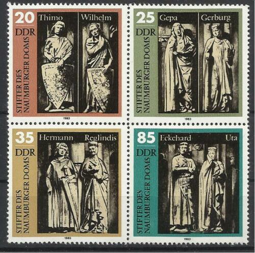 ALMANYA DDR 1983 NAUMBERG KATEDRALİ HEYKELLERİ 