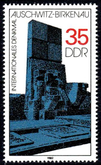 ALMANYA DDR 1982 AUSCHWITZ KAMPI MNH