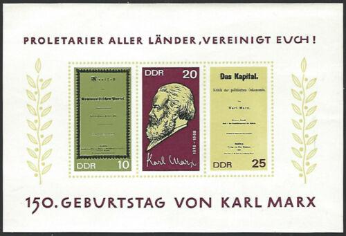 ALMANYA DDR 1968 KARL MARX BLOK